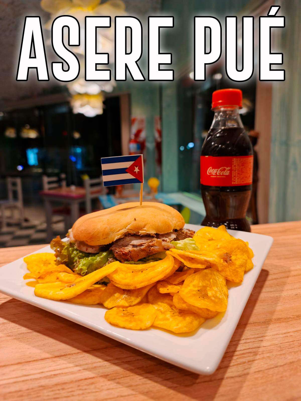 BOCADITO DE CERDO + Coca Cola (375 cc)